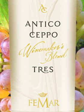 „TRES“ BIANCO LAZIO IGP „ANTICO CEPPO“ – Neu, weiß und fruchtig