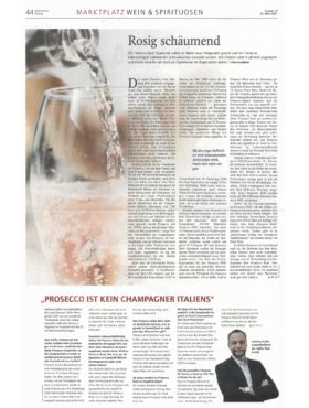 LEBENSMITTELZEITUNG: ROSIG SCHÄUMEND